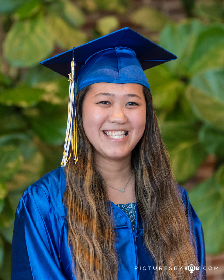 Mercy Senior picture cap and gown