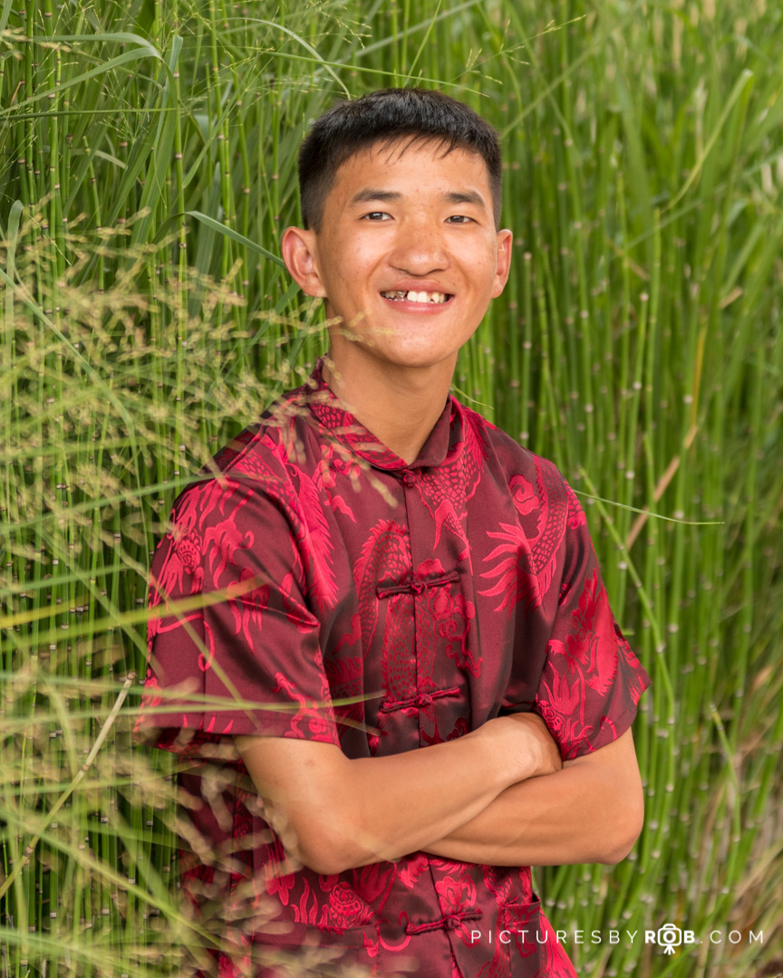 Caleb Senior Pics Bamboo